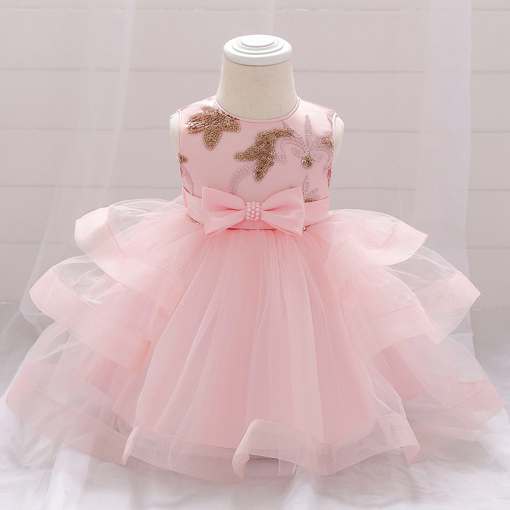 Baby Girl Peach Tutu Dress