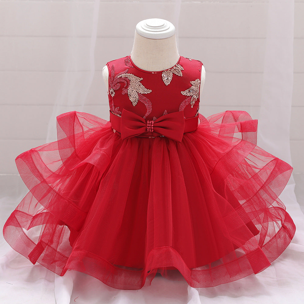 Baby Girl Red Tutu Dress
