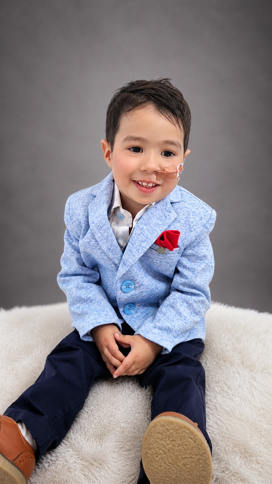Boys Formal Blazer - Blue