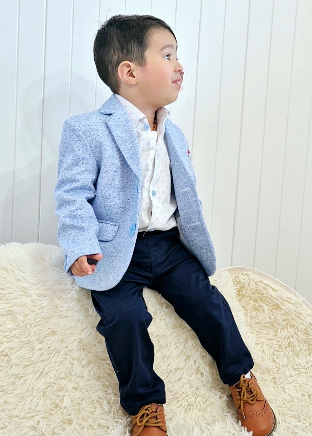 Boys Formal Blazer - Blue
