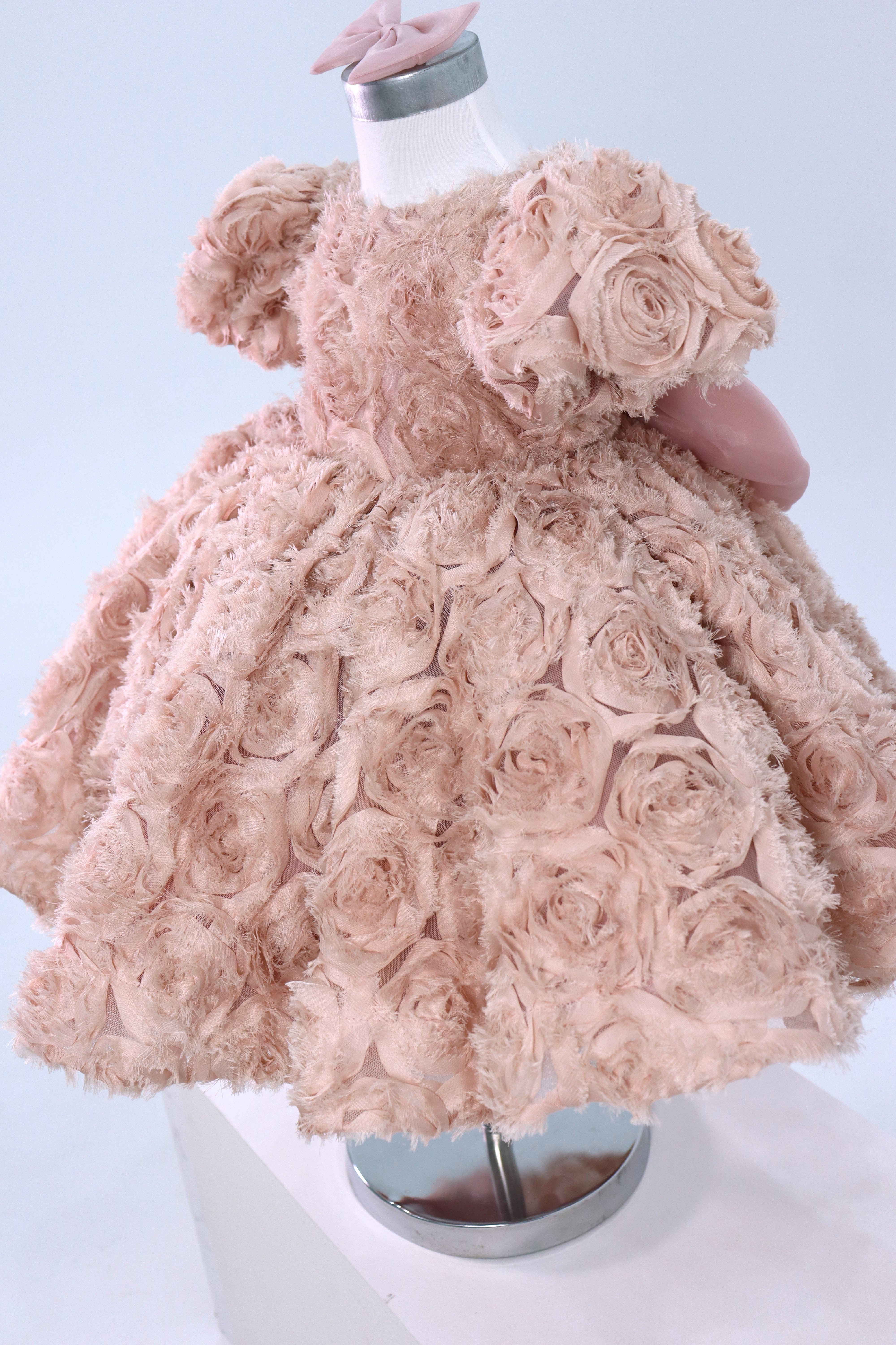 Baby Girl First Birthday Dress - Dusty Pink