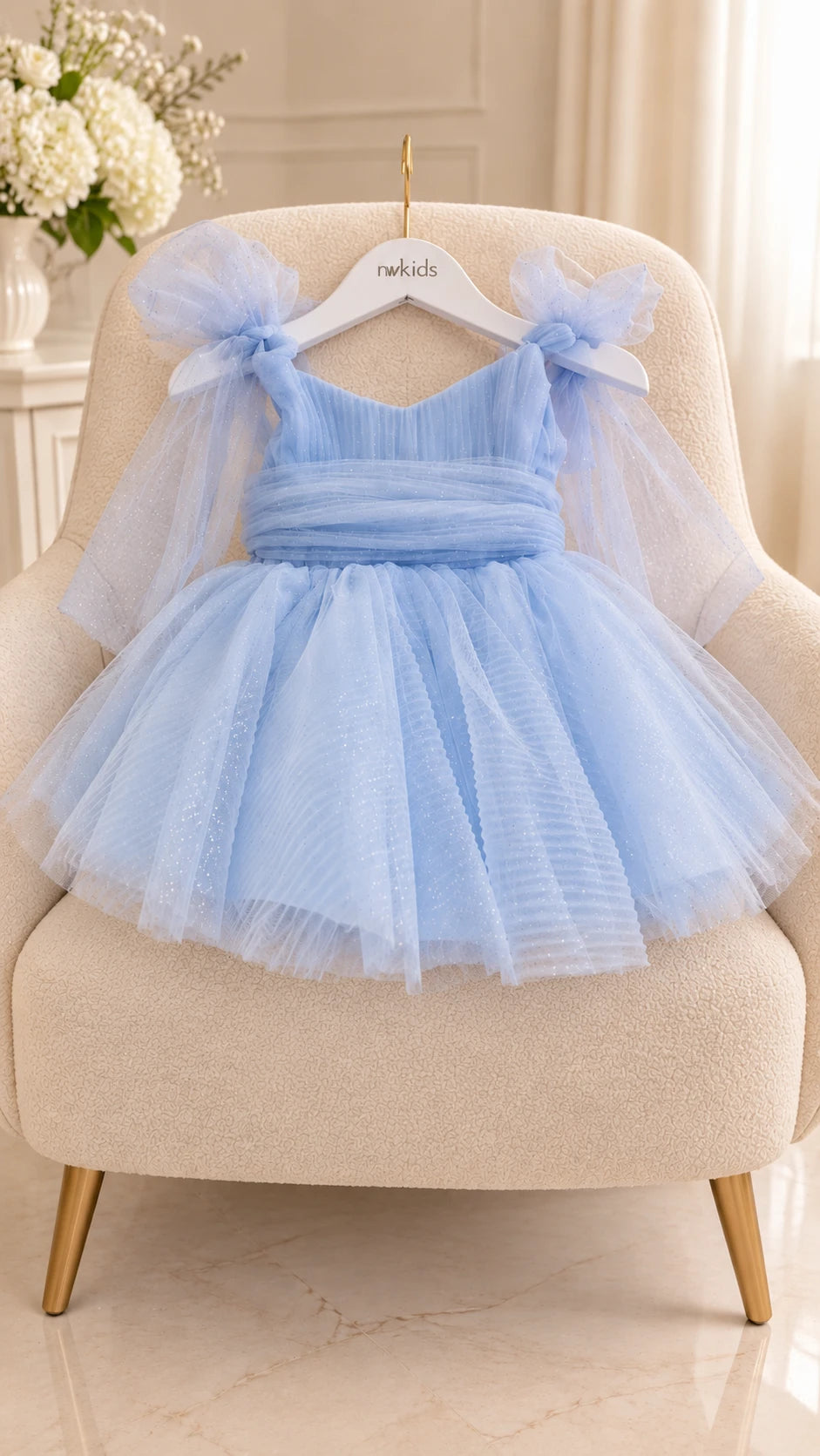 Baby Girl First Birthday Dress - Fuchsia Pink