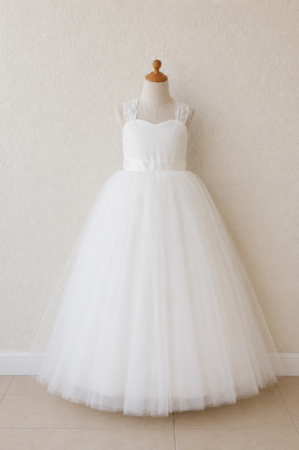 Flower Girl Dress - Cross Back