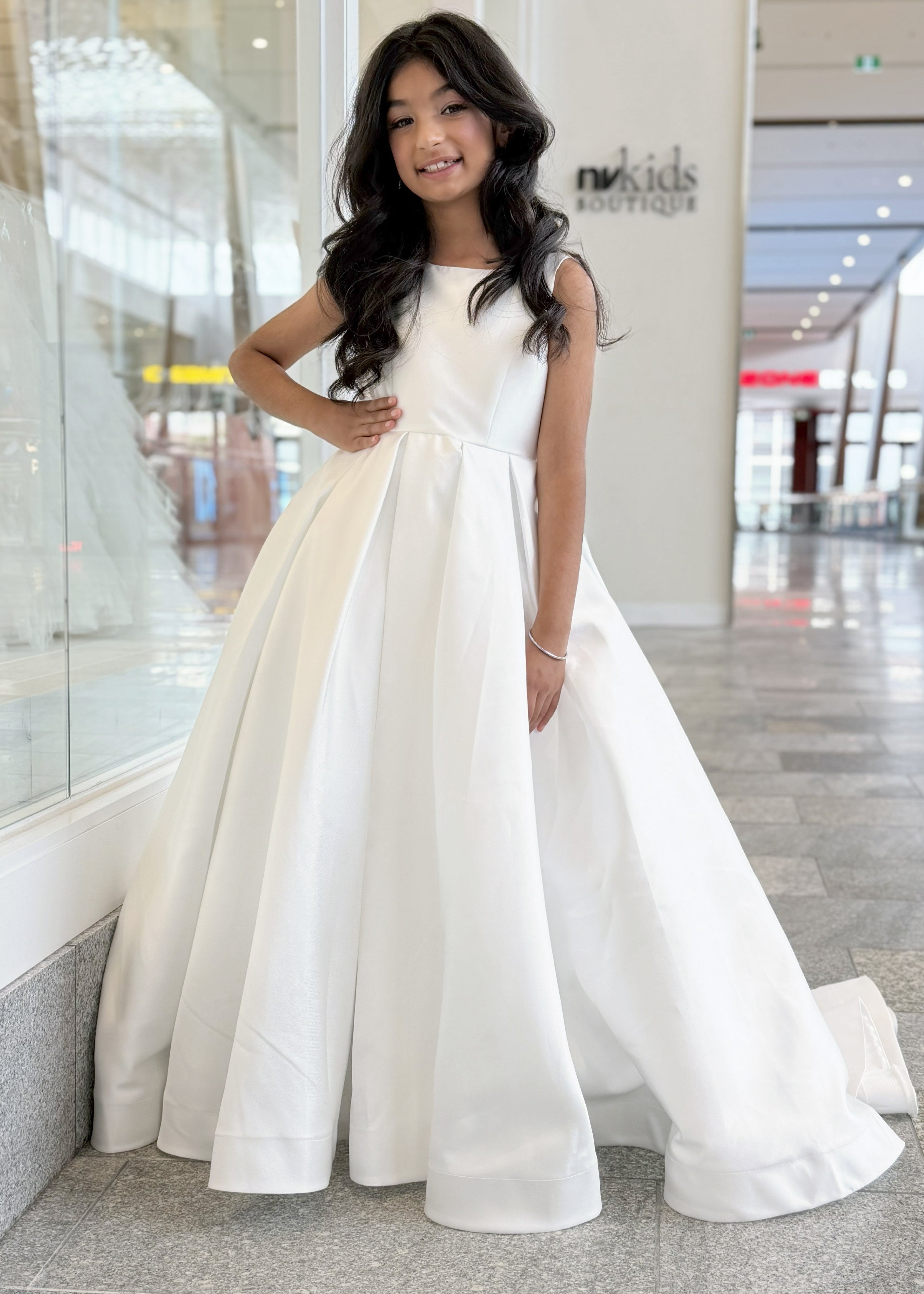 Flower Girl Dress - Mikado Dress