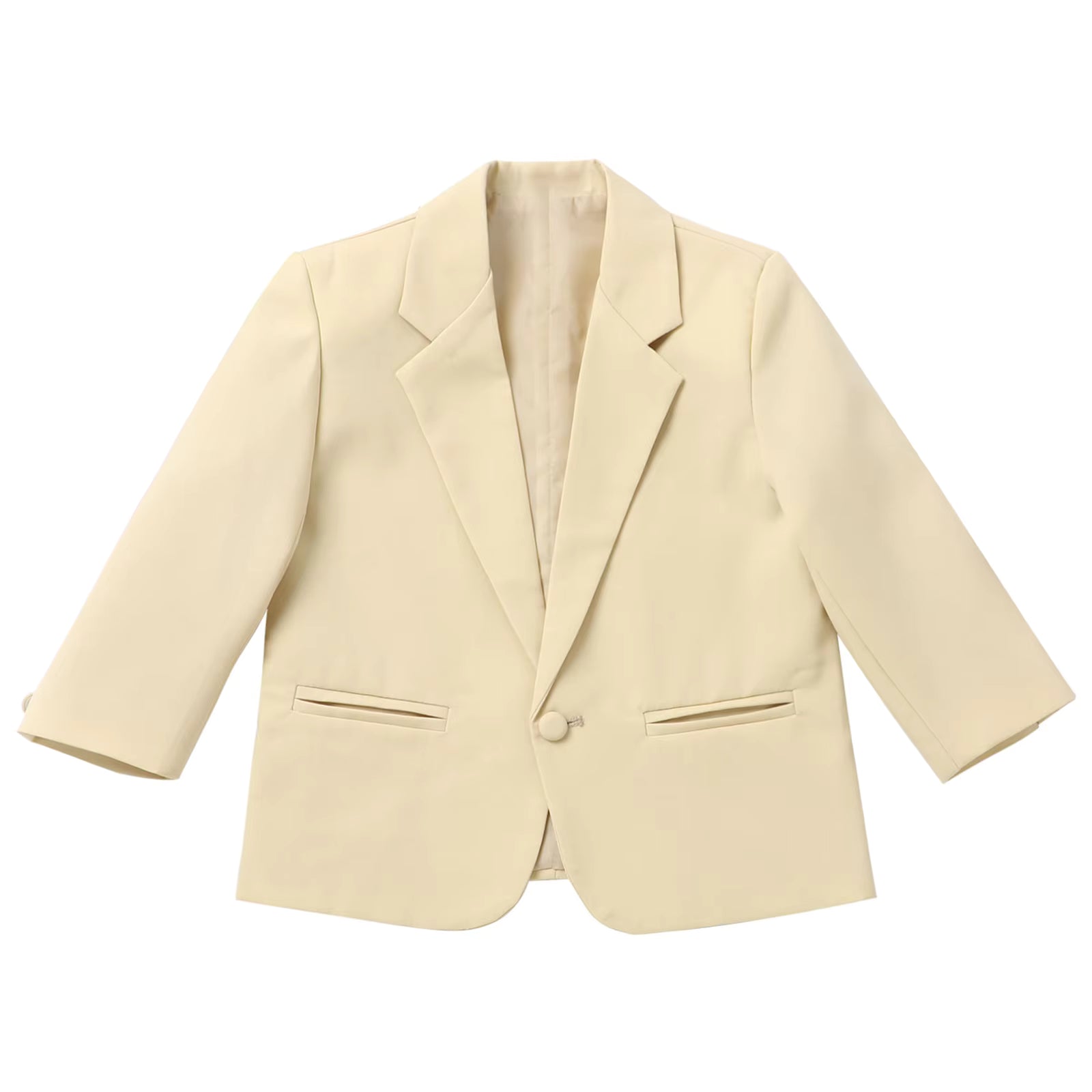 Baby Boy Beige Suit 5pcs Set