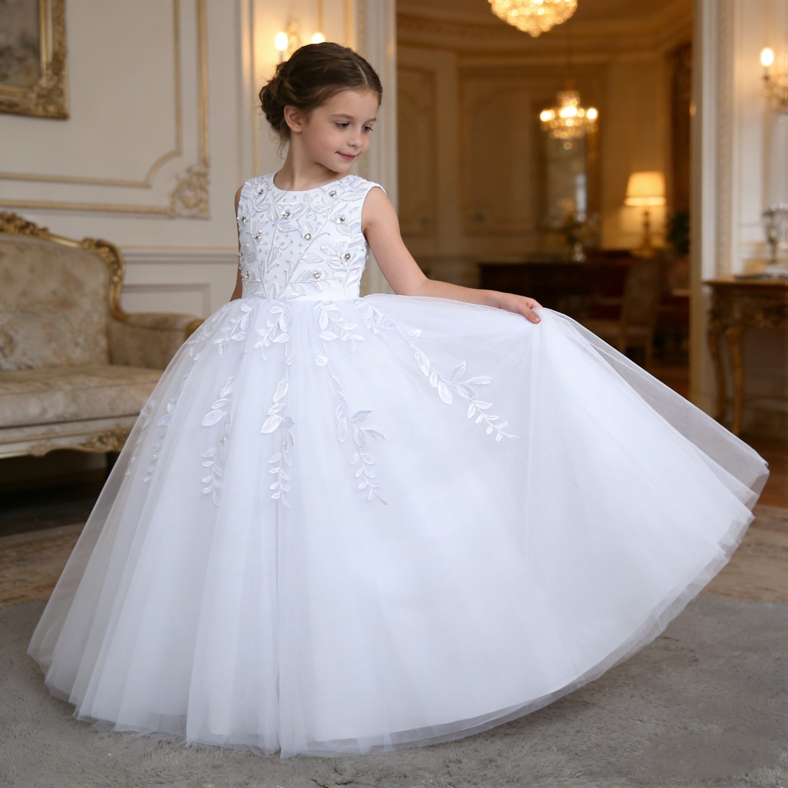 Pure White Holy Communion Dress
