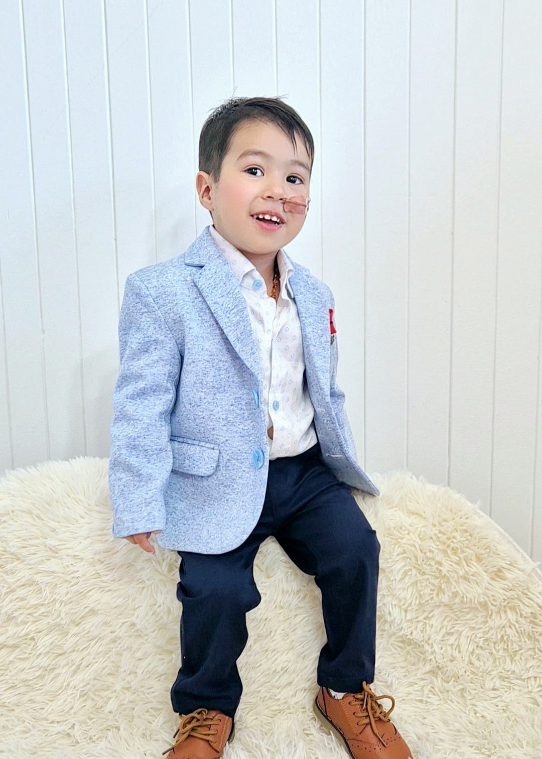Boys Formal Blazer - Blue
