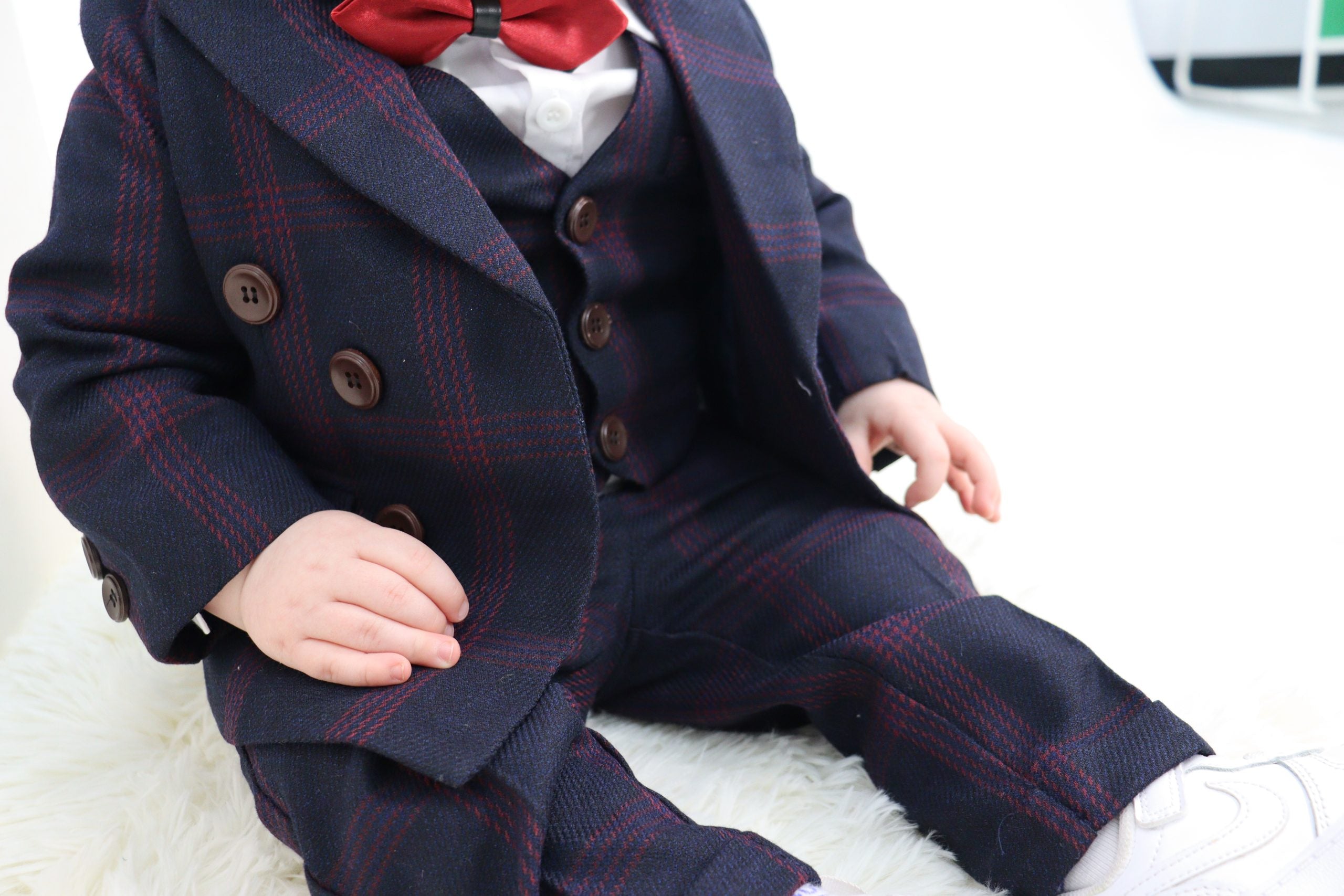 Little Boy Formal Suit 5pcs Set