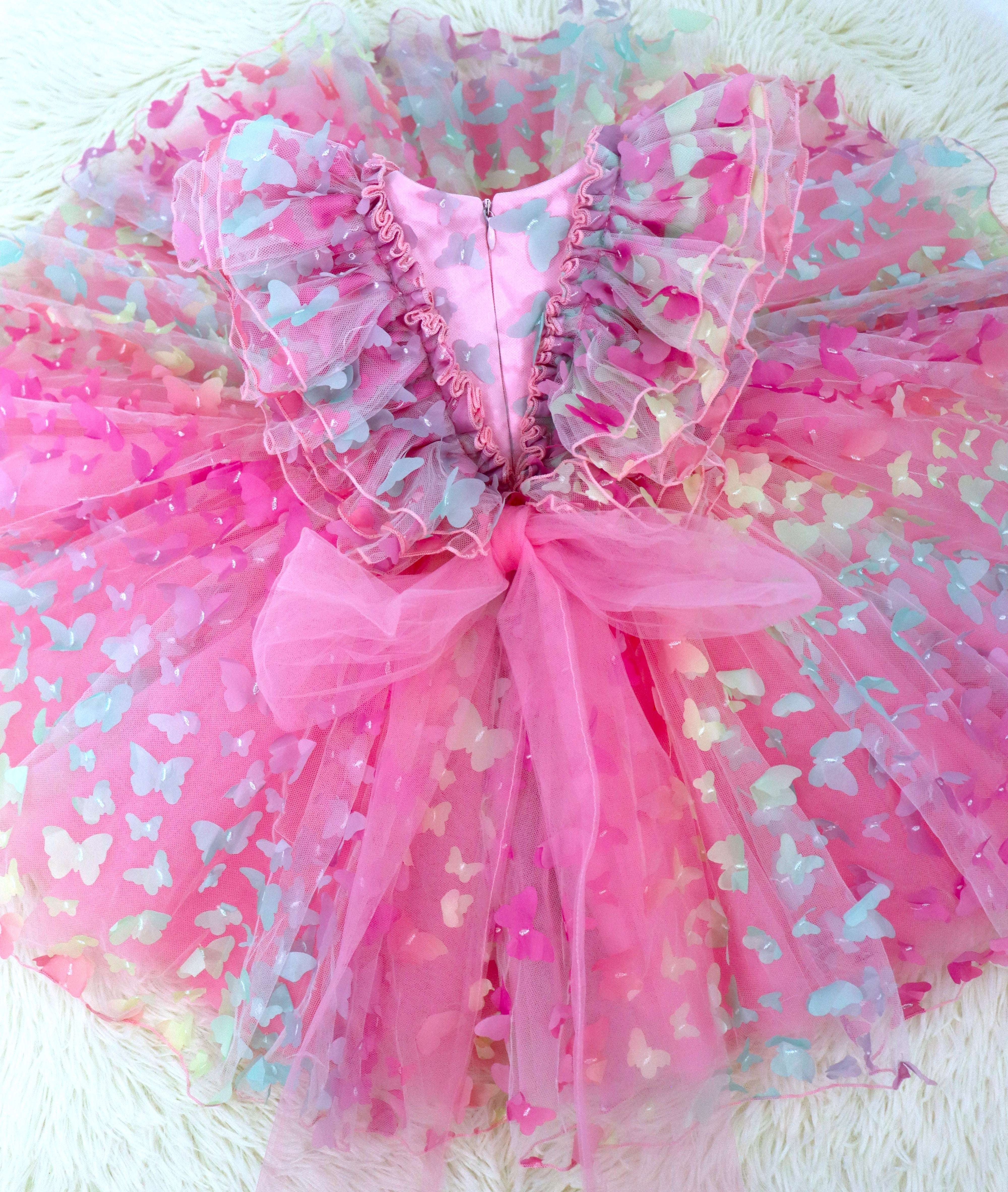 Baby Girl Dress First Birthday - Rainbow