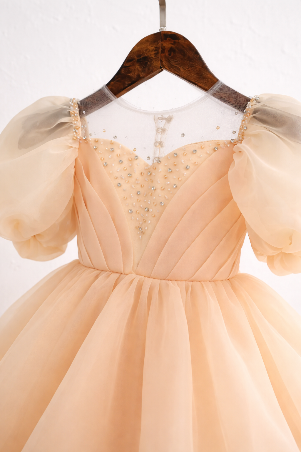 Flower Girl Ball Gown - Organza Dress