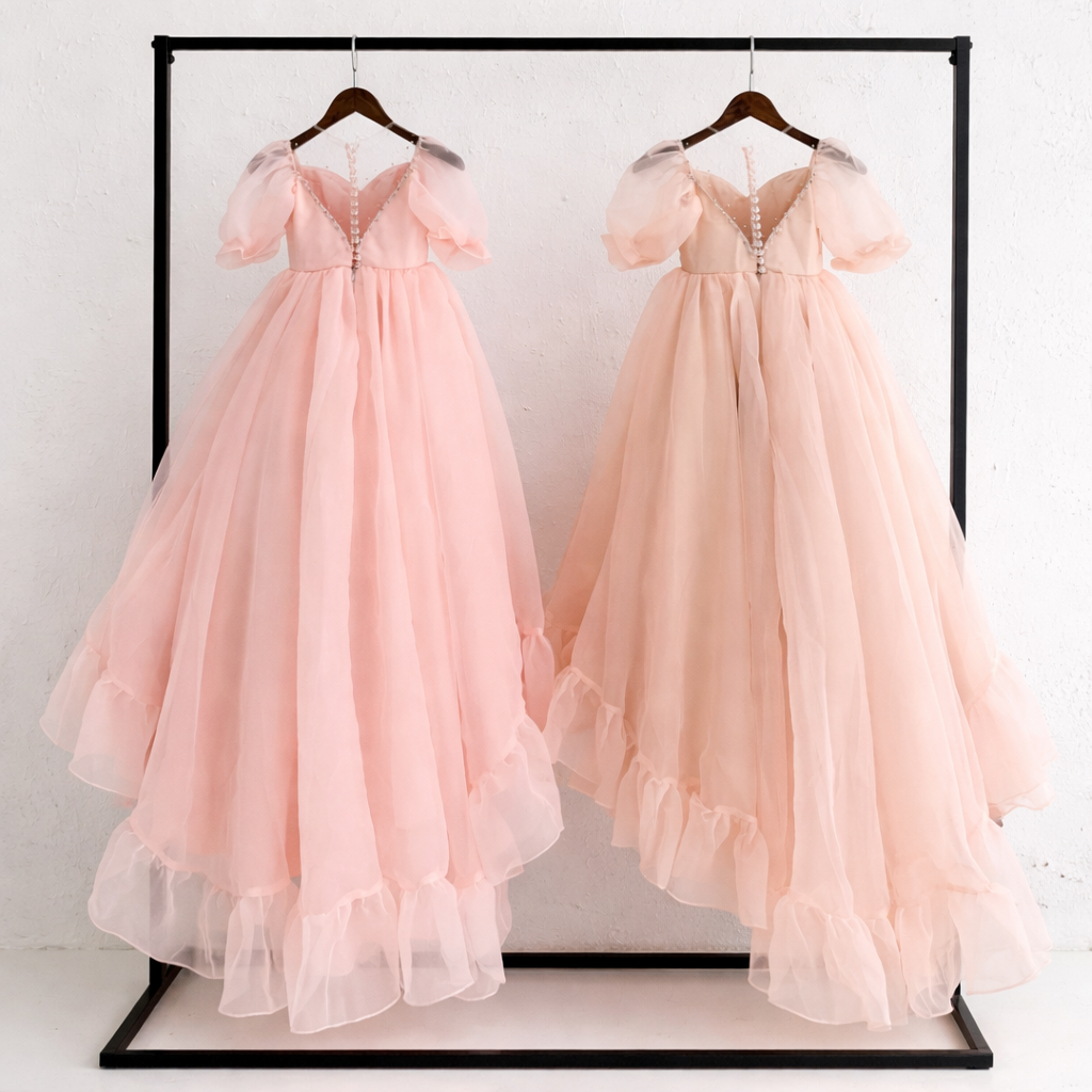 Flower Girl Ball Gown - Organza Dress
