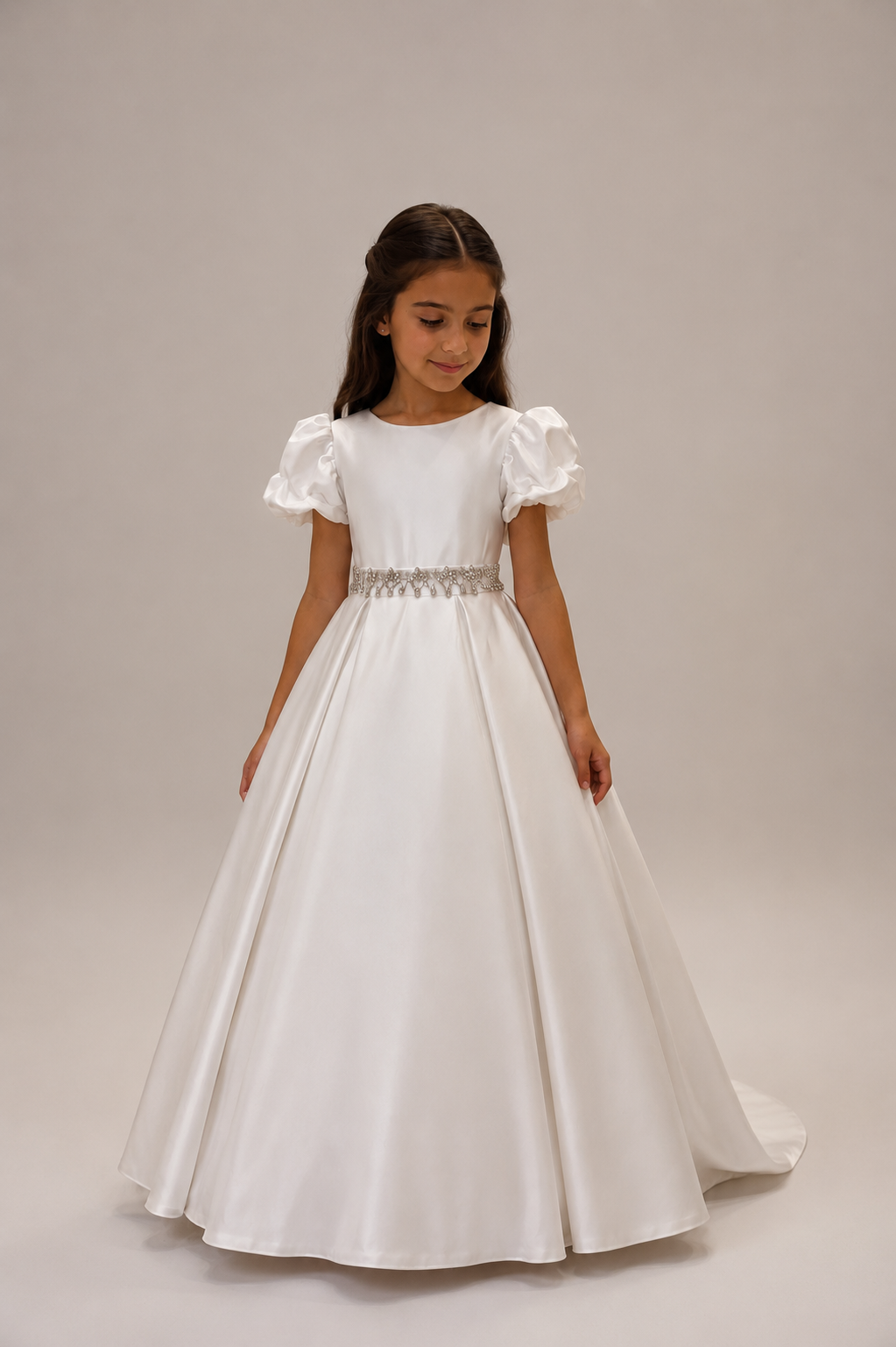 Luxury Holy Communion Dress - Mikado Dress