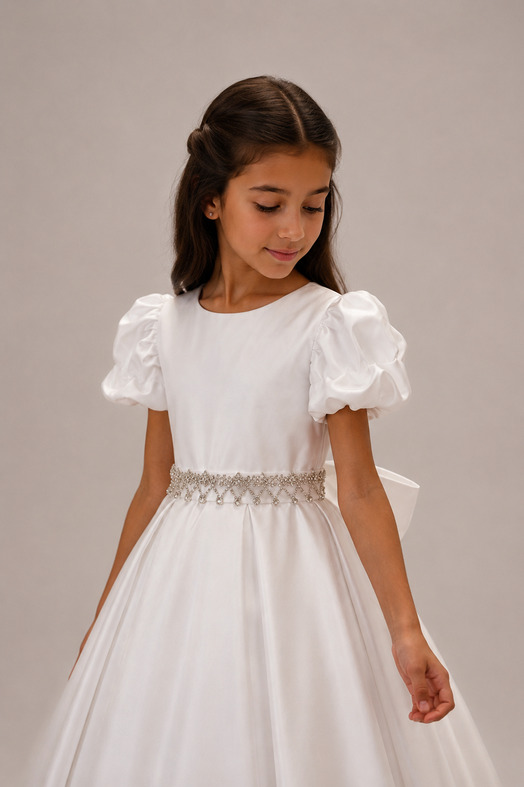 Luxury Holy Communion Dress - Mikado Dress