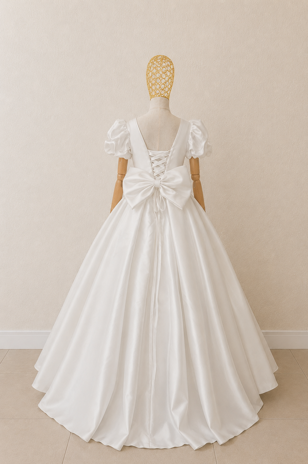 Luxury Holy Communion Dress - Mikado Dress