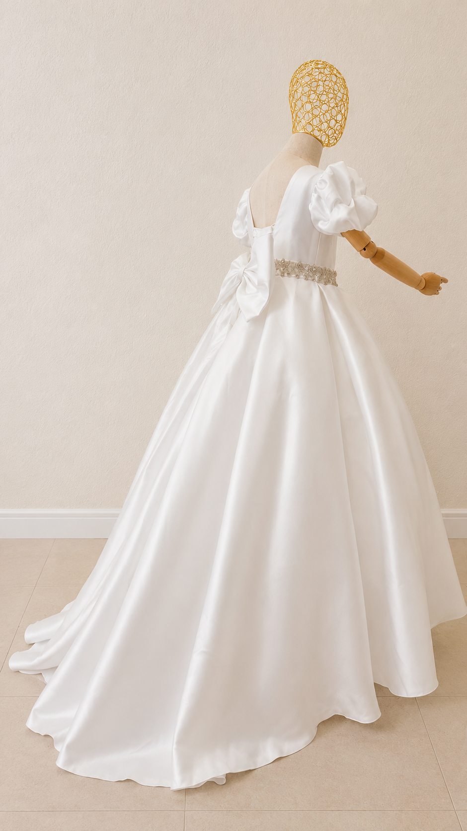 Luxury Holy Communion Dress - Mikado Dress