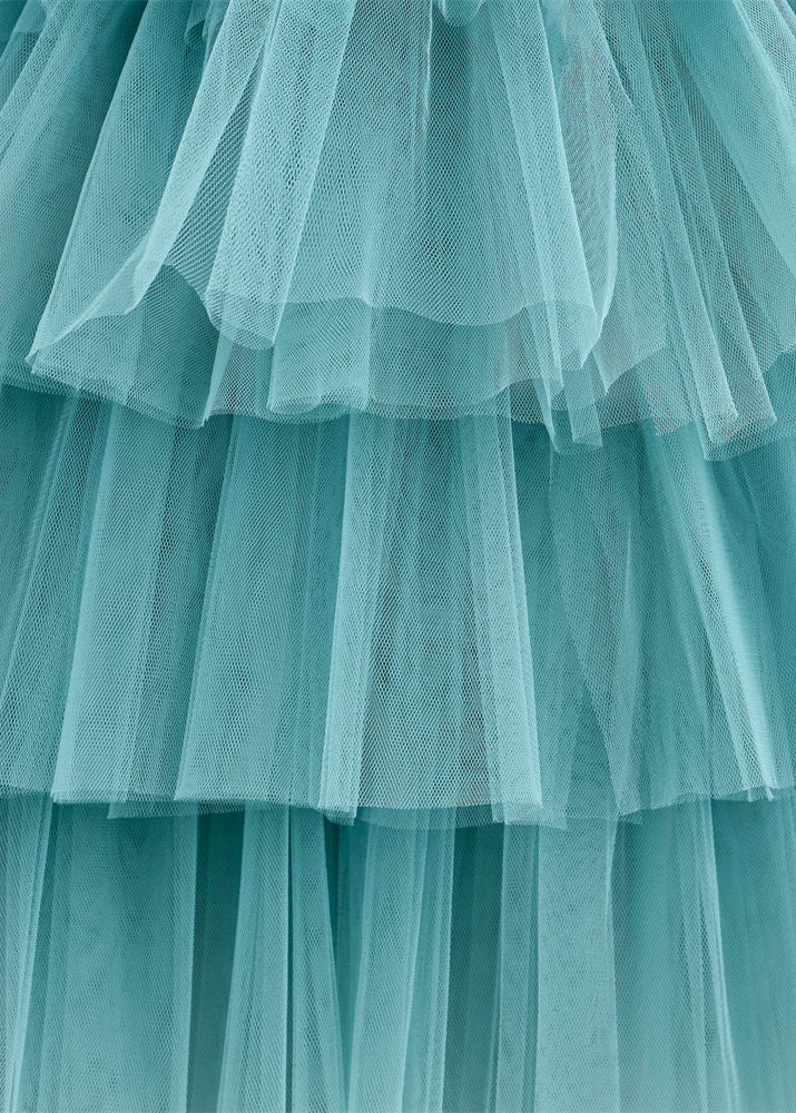 Green Flower Girl Dress