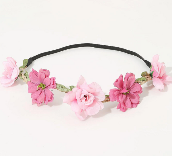 Pink Candy Floral Headband main image 1