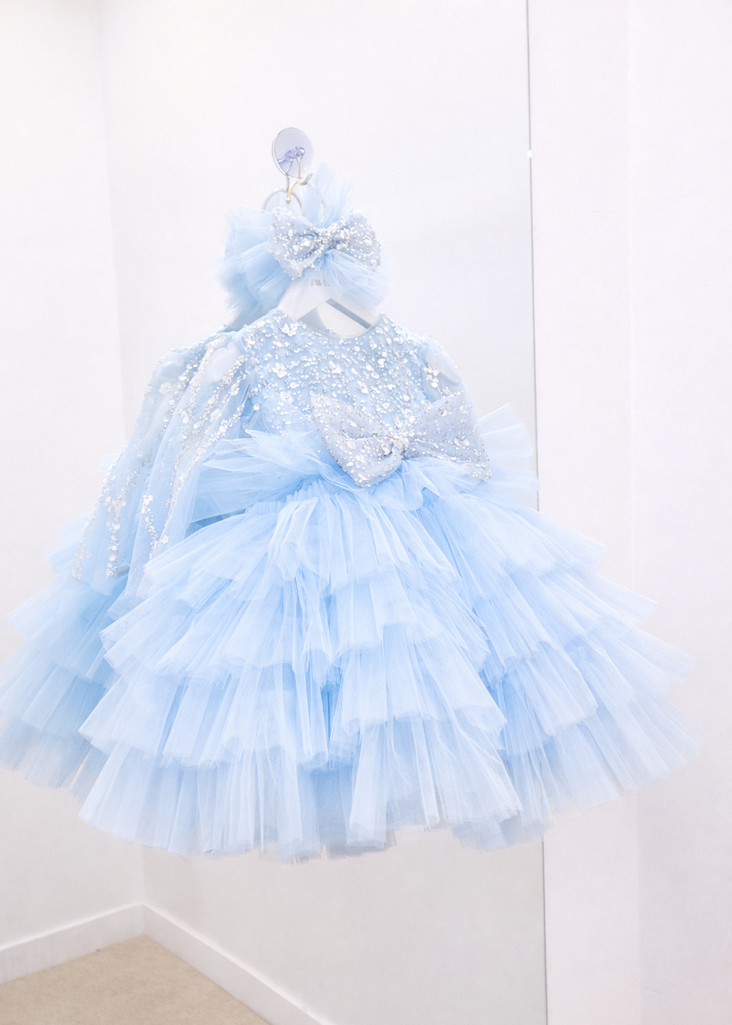 Princess Dress For Baby Girl - Blue