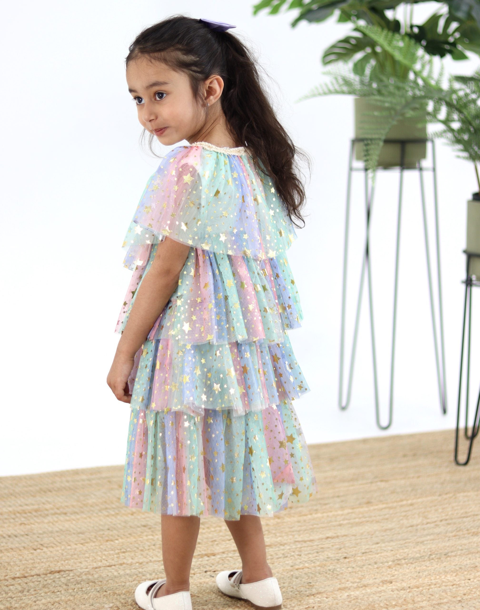 Girl Rainbow Tutu Dress