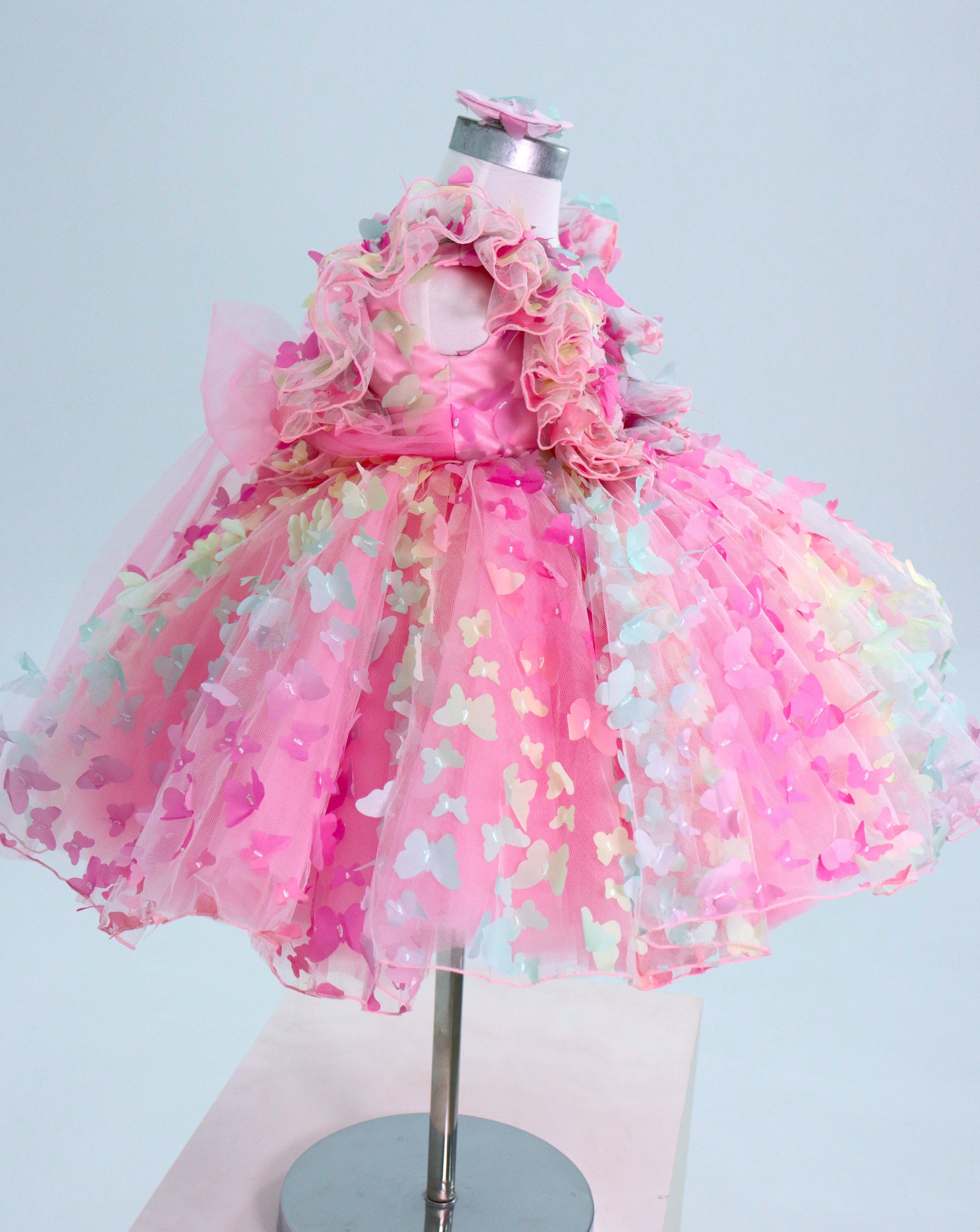 Baby Girl Dress First Birthday - Rainbow