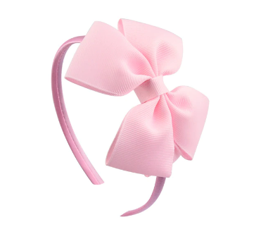Light Pink Bow Headband