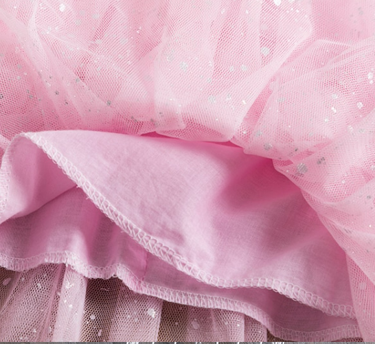 Girls Pink Tutu Dress With Ruffle Layers