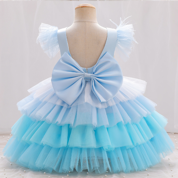 Blue Tutu Multilayers Dress