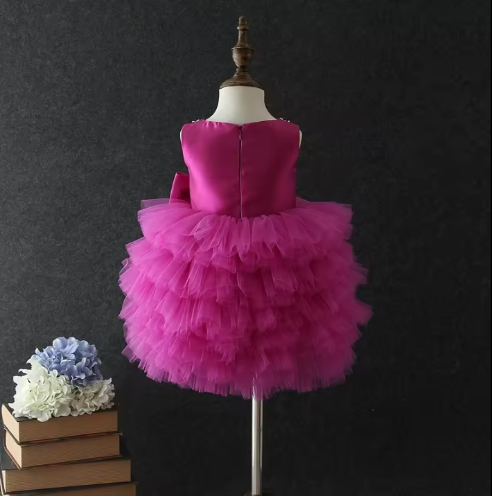 Baby Girl First Birthday Dress - Ruffle Layers