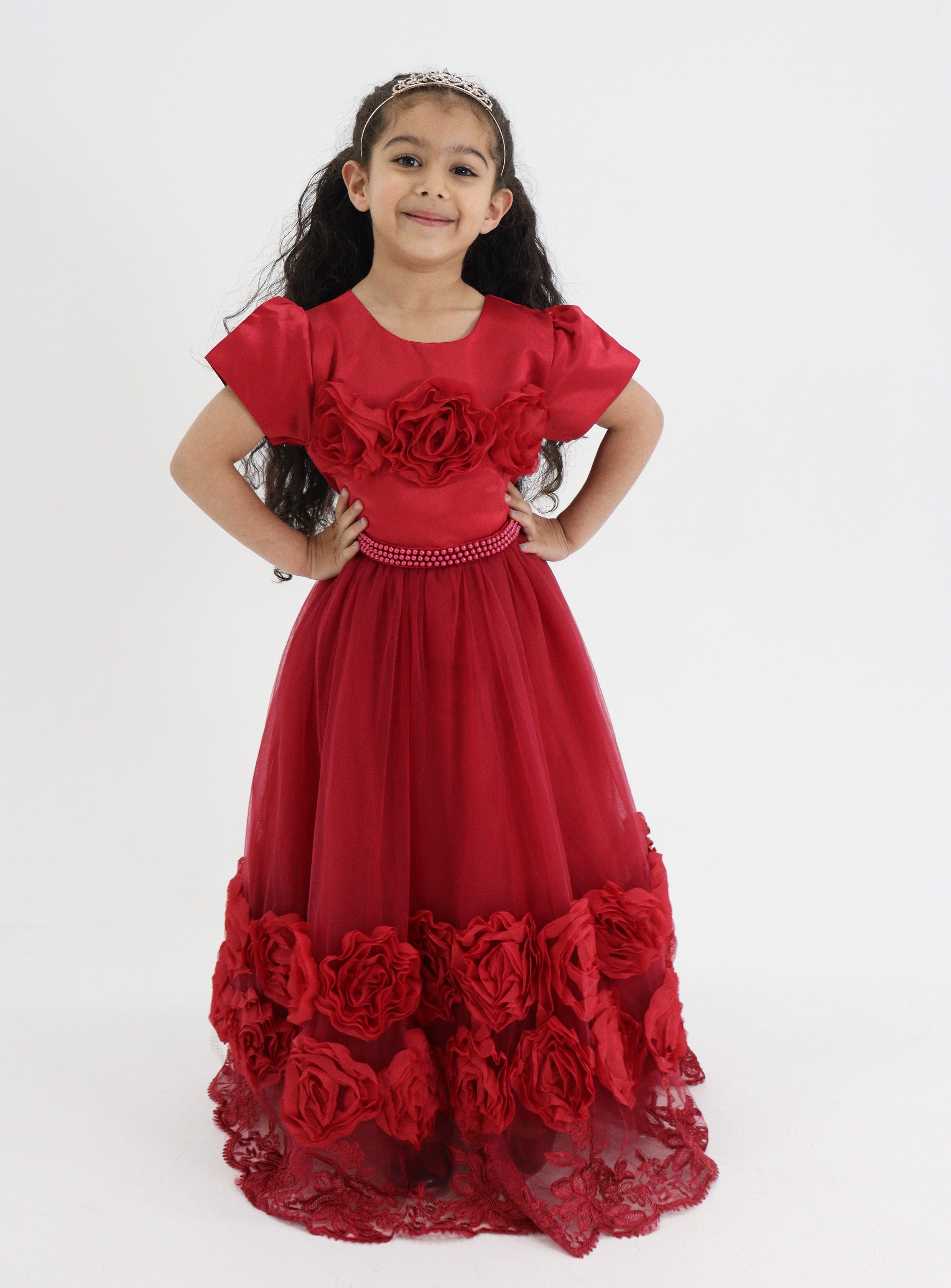 Short Sleeve Red Dress - Christmas Dress