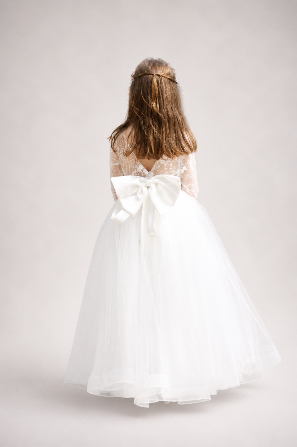 Skye Luxury Holy Communion Dress - Full Sleeve Dress