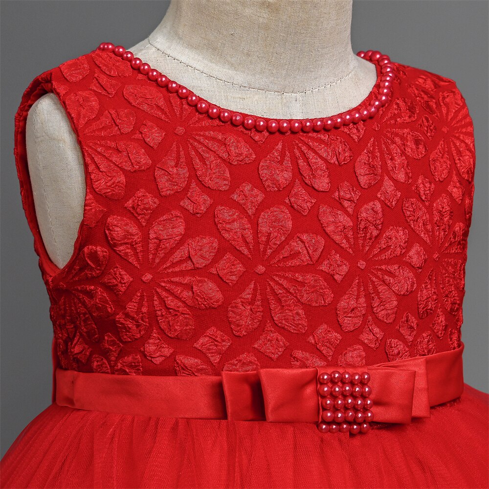 Baby girl red hot sale lace dress