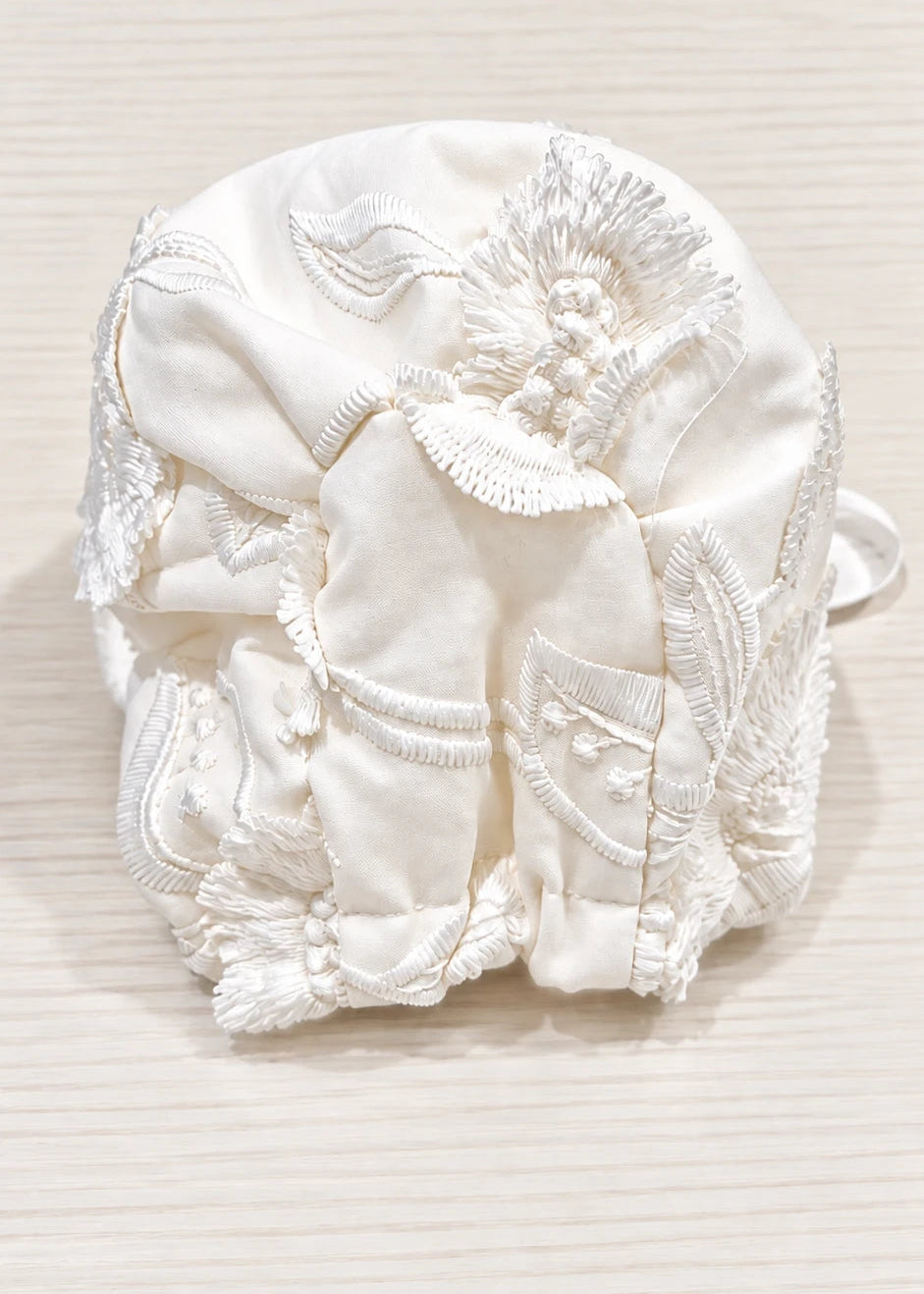 Baby Girl Puffy Sleeve Lace Romper Dress With Headpiece