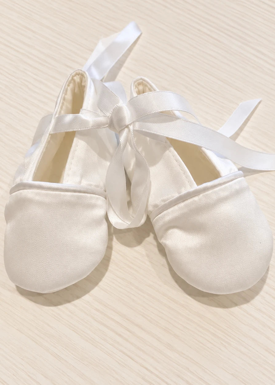 Baby Boy Christening Outfit  -  Satin Romper Set