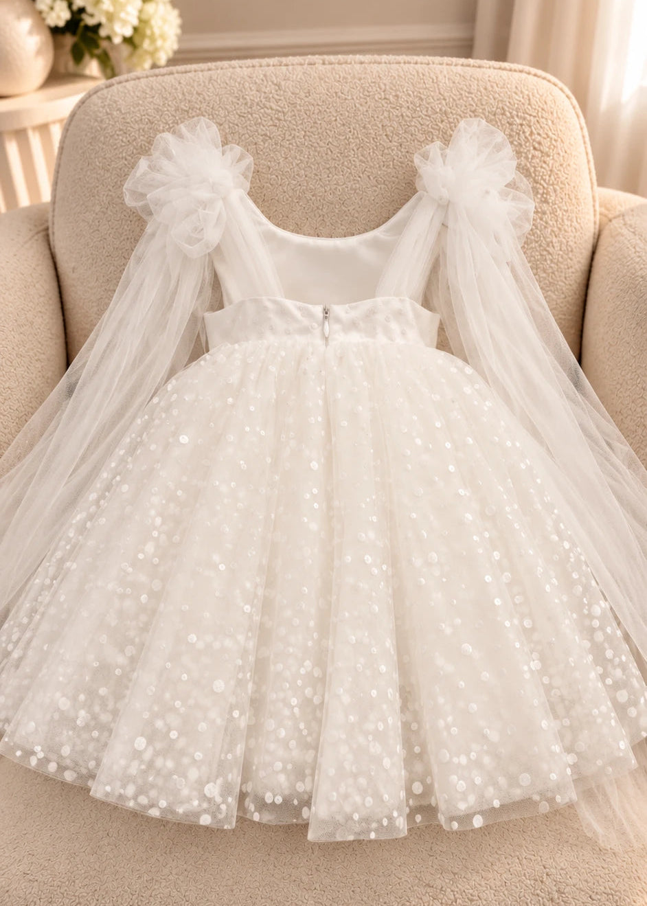 Baby Girl First Birthday Dress - Fuchsia Pink