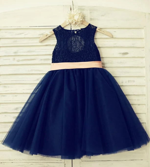 navy flower-girl-dress