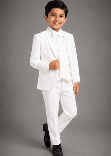 Boys White Suit - Holy Communion Suit